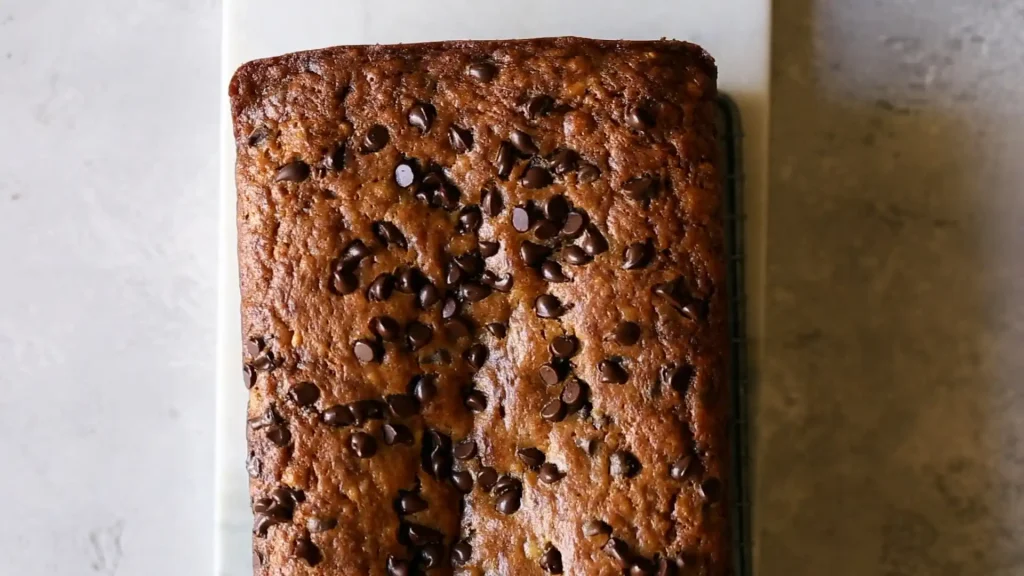 Chocolate banana Bread Loaf