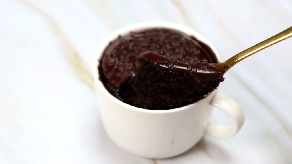 Final look of Oreo Mug Cake