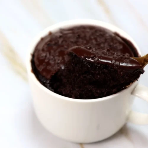 Final look of Oreo Mug Cake