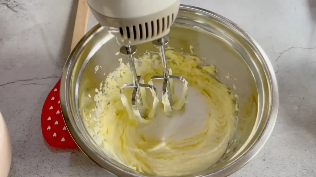 Beating Butter and Sugar with Electric Mixer