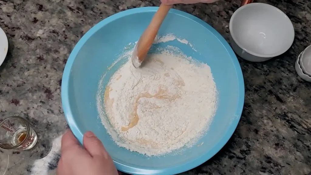 Mixture of Ingredients in a large bowl