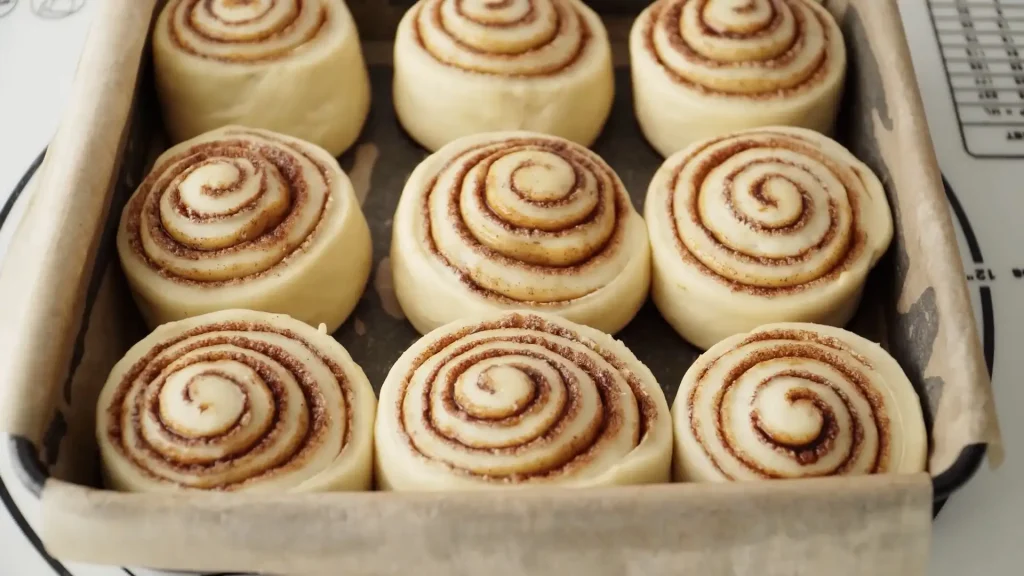 Cinnamon Rolls in a dish